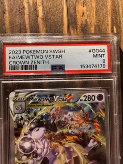 Pokemon 2023 Crown Zenith Galarian Gallery Mewtwo VSTAR GG44 PSA 9 - Image 3