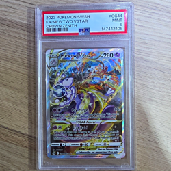 Mewtwo VSTAR GG44/GG70 Swsh: Crown Zenith Ultra Rare Full Art Foil (PSA 9) - Image 1