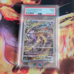 2023 Pokemon SWSH Crown Zenith #GG44 FA Mewtwo VSTAR PSA 9 MINT - Image 1