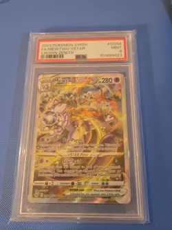 Mewtwo VSTAR GG44/GG70 SWSH: Crown Zenith: Galarian Gallery Holo PSA 9 - Image 1
