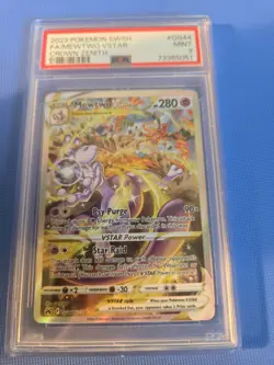 Mewtwo VSTAR GG44/GG70 SWSH: Crown Zenith: Galarian Gallery Holo PSA 9 - Image 1