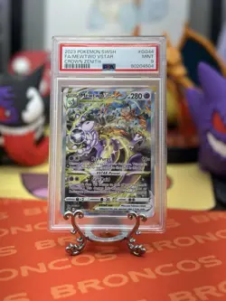 Mewtwo VSTAR GG44/GG70 SWSH: Crown Zenith: Galarian Gallery Holo PSA 9 - Image 1