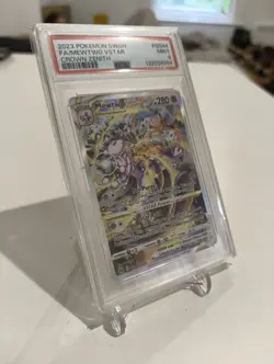 Pokemon Mewtwo VSTAR TCG Card GG44/GG70 Crown Zenith PSA 9 Gem Mint - Image 1