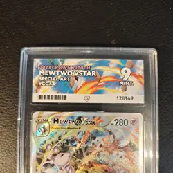Mewtwo VSTAR GG44/GG70 Crown Zenith: Galarian Gallery Holo PSA 9 - Image 3