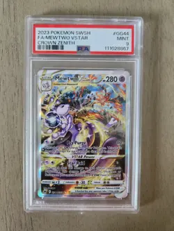 Mewtwo VSTAR GG44 Crown Zenith PSA 9 - Image 1