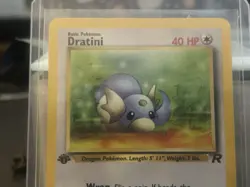 1st Edition Dratini 53/82 - Team Rocket - Pokemon Card - NM - Image 1