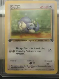 1st Edition Dratini 53/82 - Team Rocket - Pokemon Card - NM - Image 4
