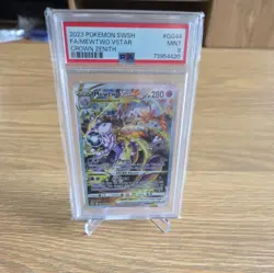 Mewtwo Vstar GG44/GG70 Sword Shield Crown Zenith Pokemon PSA 9 - Image 1