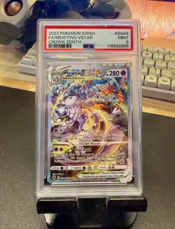Mewtwo VSTAR GG44/GG70 2023 Crown Zenith Galarian Gallery Ultra Rare PSA 9 Holo - Image 1