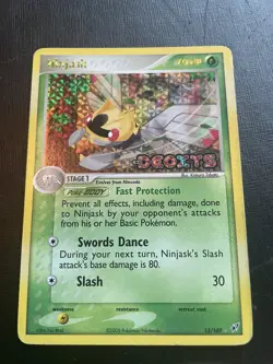 Ninjask 13/107 EX Deoxys Stamped Reverse Holo Rare - MP - Pokemon TCG - Image 1
