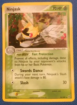 Ninjask (13/107) - EX Deoxys - Holo - 2005 Vintage - Pokemon TCG - LP - Image 1