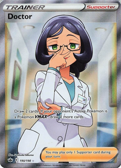 Doctor (Full Art) 190/198 Swsh06: Sword & Shield - Chilling Reign Holo - Image 1