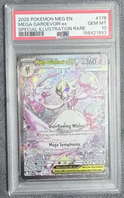 PSA 10 Mega Gardevoir ex 178/132 Me01: Mega Evolution Holo - Image 1