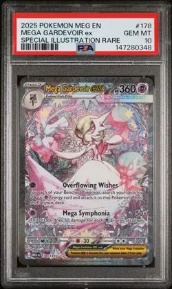 Mega Gardevoir EX 178/132 Me01: Mega Evolution Holo PSA 10 SIR - Image 2
