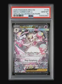 Mega Gardevoir EX 178/132 Me01: Mega Evolution Holo PSA 10 - Image 1