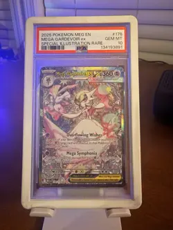 Mega Gardevoir ex 178/132 Me01: Mega Evolution Holo PSA Gem Mint 10 - Image 1