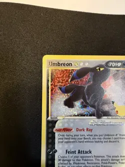 Pokemon TCG Umbreon Gold Star 17/17 Celebrations Classic Collection Holo MINT NM - Image 3