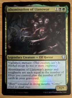X 1 Abomination of Llanowar NM-M Commander Legends 265 MTG Magic The Gathering - Image 2