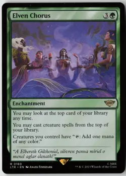 Elven Chorus (160) - The Lord of the Rings: Tales of Middle-earth (LTR) NM - Image 1