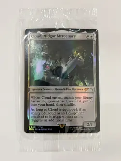 Cloud, Midgar Mercenary - MTG - Promo Foil (Sealed) - Image 1