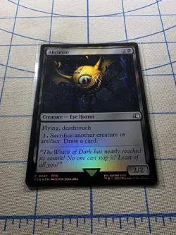 MTG Magic the Gathering Ahriman (87/764) Final Fantasy FOIL - Image 2