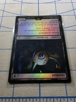 MTG Magic the Gathering Ahriman (87/764) Final Fantasy FOIL - Image 4