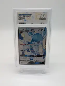 Pokemon Card - ACE 10 Glaceon GX SV55 - Hidden Fates FA - GEM MINT - Image 1