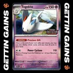 Togekiss - SVP 038 - Obsidian Flames Stamp - Pokemon Card - VLP - Image 1