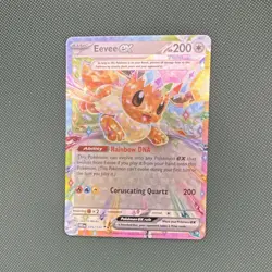 Pokemon TCG Eevee ex Sv: Prismatic Evolutions Double Rare Holo 075/131 English - Image 1