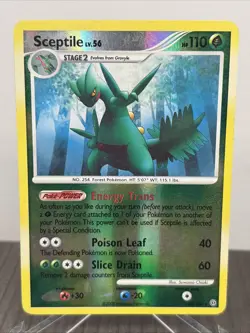 Sceptile 10/100 Reverse Holo Diamond & Pearl Stormfront Pokemon Card LP - Image 1