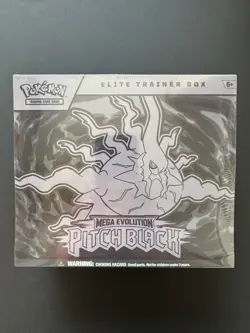 Pokemon TCG - Mega Evolution - Pitch Black - Elite Trainer Box - New & Sealed - Image 1