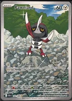 2025 Pokemon Black Bolt Pawniard Illustration Rare #142/086 - Image 1