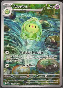 2025 Pokemon Black Bolt Duosion Illustration Rare #119/086 - Image 1