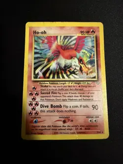 Ho-oh - 7/64 - Pokemon Neo Revelation Unlimited Holo Rare Card WOTC DMG - Image 1