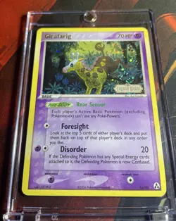 SWIRL - 2006 Pokemon EX Legend Maker Girafarig Reverse Stamped Holo #16/92 - Image 4