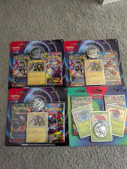 Pokemon TCG Blister Packs Lot of 4 - Image 1