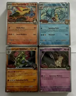 Pokemon Destined Rivals Stamped PreRelease promo 034 049 087 096 - Image 1