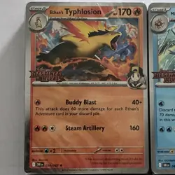 Pokemon Destined Rivals Stamped PreRelease promo 034 049 087 096 - Image 2