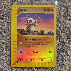 Pokemon TCG Cubone 072/147 Aquapolis Reverse Holo English NM/NM- - Image 2