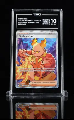 TAG 10 Firebreather 119/094 - Pokemon Phantasmal Flames - Ultra Rare - Image 1