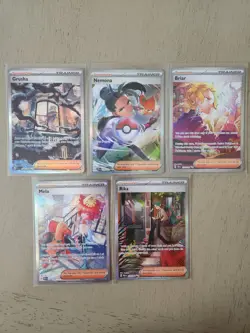 Pokemon Trainer Special Illustration Rare Lot Of 5 Nemona, Grusha & More - Image 1