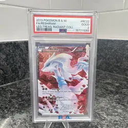Pokemon TCG Reshiram Legendary Treasures RC22/RC25 ENG Full Art Holo PSA 2 - Image 1