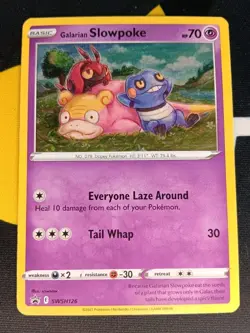 Galarian Slowpoke SWSH126 Sword & Shield Promo Card Pokemon TCG - Image 1