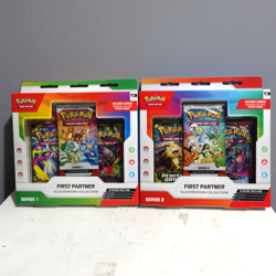 POKEMON First Partner Illustration Collection Series 1 - Series 2 New Sealed Box - Image 1