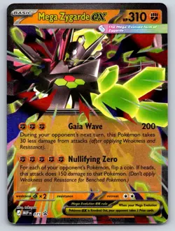 Mega Zygarde ex 071 Holo Promo ME: Mega Evolution Promo Pokemon Near Mint - Image 1