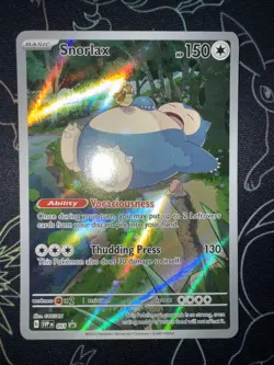 Pokemon Card TCG - Snorlax SVP 051 Scarlet & Violet 151 Black Star Promo English - Image 1