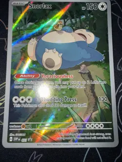 Pokemon Card TCG - Snorlax SVP 051 Scarlet & Violet 151 Black Star Promo English - Image 2