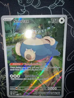 Pokemon Card TCG - Snorlax SVP 051 Scarlet & Violet 151 Black Star Promo English - Image 3