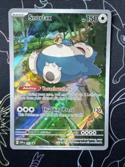 Pokemon Card TCG - Snorlax SVP 051 Scarlet & Violet 151 Black Star Promo English - Image 4