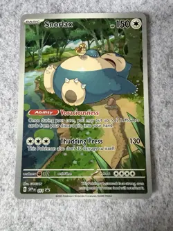 Snorlax #51 Pokemon Scarlet & Violet Black Star Promo - Image 1